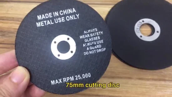 Disco de corte super fino T41 plano de 180 * 1.5 * 22 mm para metal, aço carbono, liga de aço, aço inoxidável e assim por diante